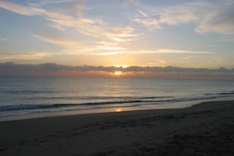 five sunrises pixs taken with my phone from palm beach county