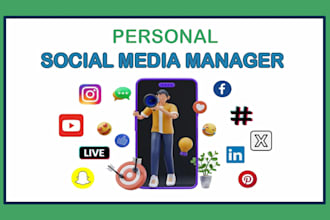 be your ecommerce manager social media manager marketing specialist consultant