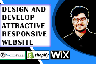 design and develop attractive responsive website