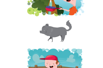a beautiful illustration for a kids book