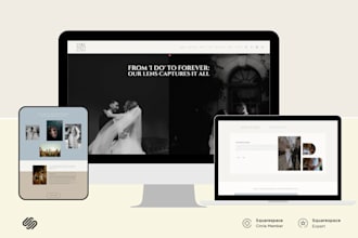 build squarespace website design and squarespace online store