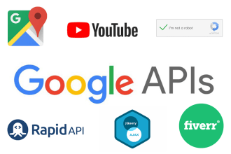 add google apis into your site, like maps, captchas, and weather API using ajax