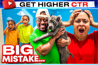 design high CTR viral youtube thumbnails that get clicks