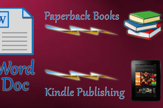 format your book for print and ebook publishing