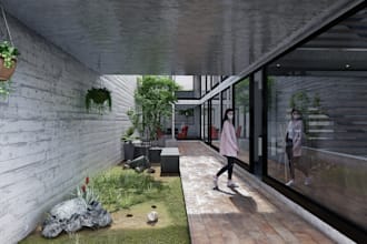 make 3d modeling and render it