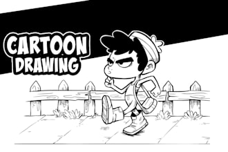 draw a custom cartoon drawing