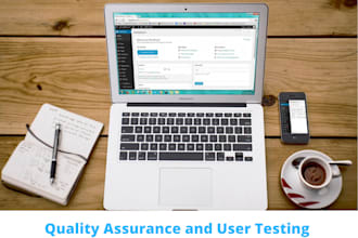 do page quality testing, user testing for website and apps and website review
