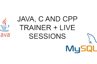 teach you c, cpp and java in hindi or english