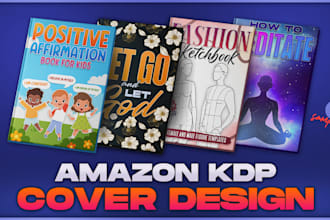 create your KDP book cover, KDP low content cover design
