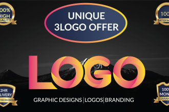 redesign 2 brand unique logo design with copyright