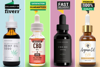 do cbd label design, bottle label and packaging design