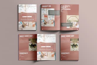 design elegant luxury brochure, flyer
