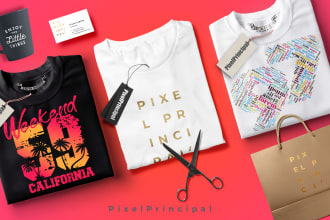 do custom merch graphic t shirt design for your brand