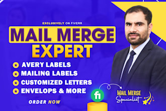 do avery labels, mail merge, shipping, letters and envelopes