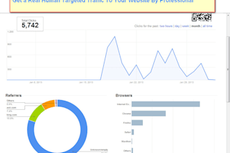 give 5000 targeted traffic from any country and give you additional 1000 backlinks from high Pr website