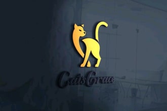 design pet cat,dogs and animal logo for you