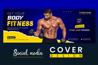 design facebook cover, linkedin, twitter, youtube banner design