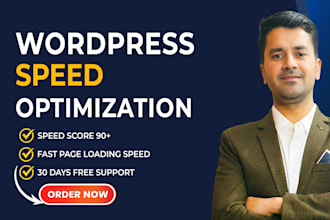 do wordpress website speed optimization, speed up wordpress website