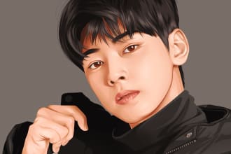 create vector style illustration from human pictures