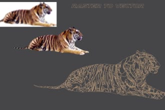 vector your logo and any type of raster image in 24 hours