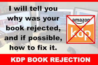 tell you why your low to medium content book was rejected blocked by amazon KDP