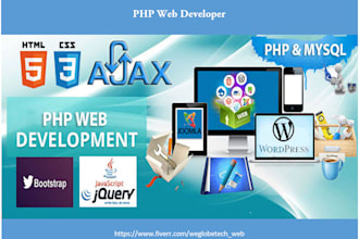 develop web app using php