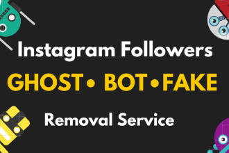 identify and remove instagram fake bots and ghost followers