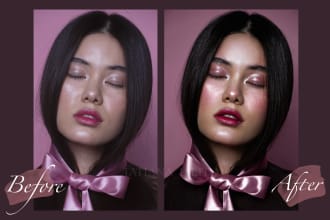 do professional photoshop editing, high end photo retouching
