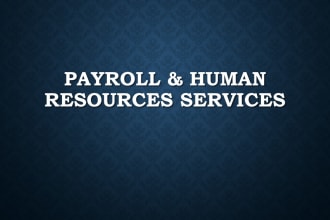 manage your payroll and related tasks
