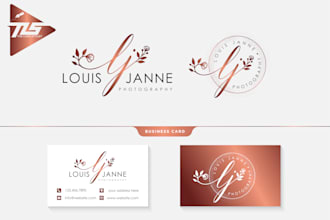 do stylish business card design and logo