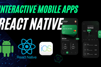 develop android and ios apps using react native