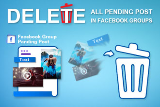 delete your all facebook group posts