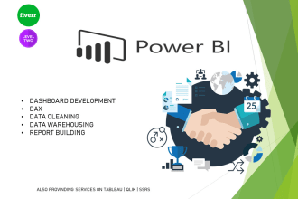 develop power bi dashboards ,reports and visuals