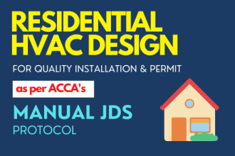 do hvac designs and calculations for  residences