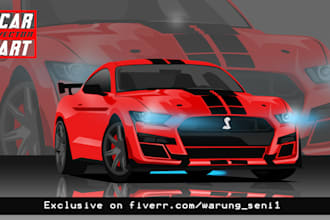 draw cartoon car from photo