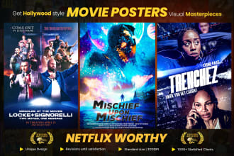 make professional movie poster design from your ideas