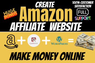 create autopilot amazon affiliate website for pasive income