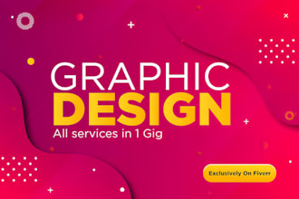 be your professional and personal dedicated graphic designer