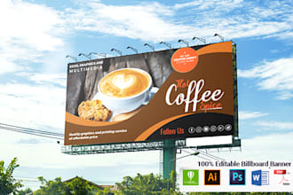 design outstanding print ready billboard,roll up,vinyl banner