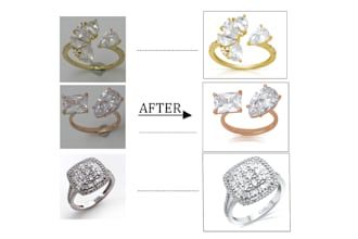 do high end jewelry retouching and color correction