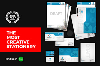 design creative office stationery set in 24 hours