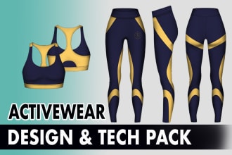 fashion design your activewear and sportswear collection