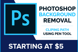 do images background removal and clipping path
