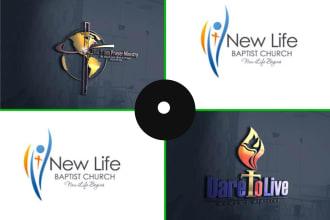 create a top class business or  ministry church logo design