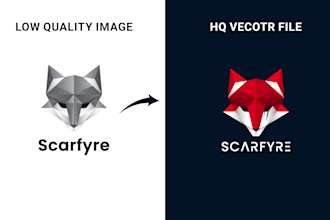 vectorize and refine your ai generated logo design