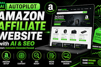 create an autopilot amazon affiliate website with ai and SEO