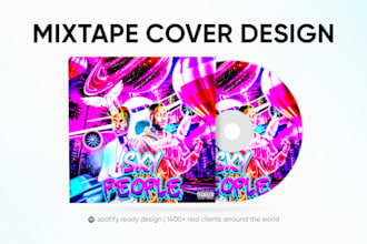 create hip hop rap and trap album cover design