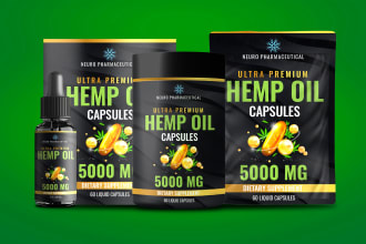 design creative packaging and label for you