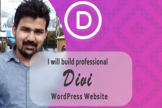 design divi wordpress website and  divi theme customization