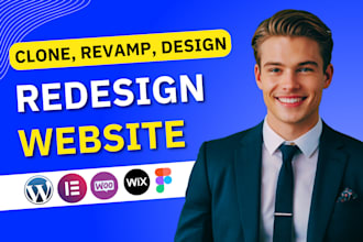 design, redesign, clone, duplicate or revamp wordpress website